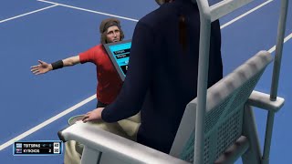 big clash match Tsitsipas v Kyrgios grand slam difficulty ao tennis 2 [upl. by Arraeis]