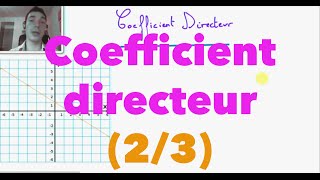 Coefficient directeur 23 [upl. by Bender]