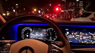 2017 Mercedes S Class  Special Gadget S350 d Long AMG Drive Review Night City S Klasse [upl. by Atikkin320]