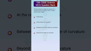 10th CBSE Science MCQ Question Bank Part 192 [upl. by Llet]