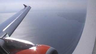 EasyJet A319 Takeoff at Belfast International Airport  Flight 490 [upl. by Medardas]