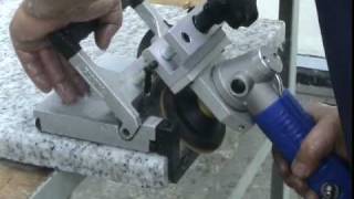 GPWA01 Air Beveling Machine for Marble  Granite  Stone Edge Polisher [upl. by Nnairda469]