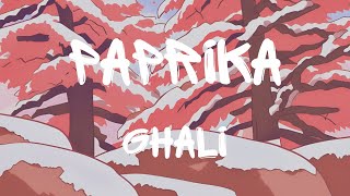 Paprika  Ghali TestoLyrics [upl. by Nospmoht]