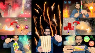 Diwali Crackers Testing 2024 Crazy Fireworks Stash  Yogesh 01 [upl. by Atrebla]