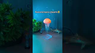 No te lo imaginas🤩lampara medusa decoración habitacion lamp jellyfish relaxing [upl. by Rainah]