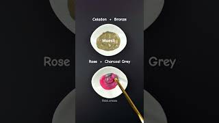 Lets Mixing CeladonBronze amp Rose  Charcoal Grey 🤩 relaxing colorfulmixing artvideo satisfying [upl. by Hance]