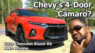 2019 Chevrolet Blazer RS AWD Review  Chevys 4Door Camaro [upl. by Silloh]