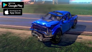 MEGA UPDATE WDAMAGE CAR CRASH FOR ANDROID GAMEPLAY 2023 OPEN WORLD CAR CRASHING GAME [upl. by Grodin]