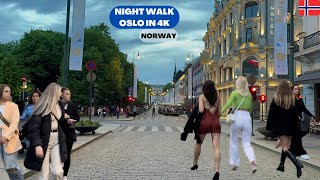 Oslo Norway 🇳🇴 June  2022  4KHDR Walking Tour [upl. by Delly]