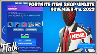 NEW THE DEALERS CHOICE BUNDLE Fortnite Item Shop November 4th 2023 Fortnite Battle Royale [upl. by Imar242]