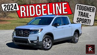 The 2024 Honda Ridgeline Trailsport Is A More Capable Pragmatic Truck With Better Tech [upl. by Nhtanhoj]