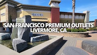 Exploring San Francisco Premium Outlets in Livermore CA USA Walking Tour sanfranciscopremiumoutlet [upl. by Manas]