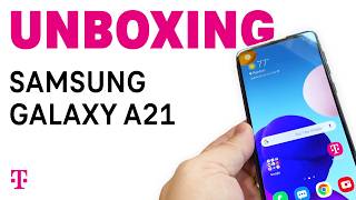 Samsung Galaxy A21 Unboxing  TMobile [upl. by Anu]