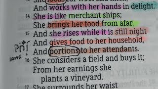 Proverbs 3115 Rise and Manage [upl. by Brena]