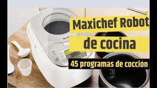 Moulinex MK812121 Maxichef Robot de cocina con 45 programas de cocción [upl. by Hymie291]