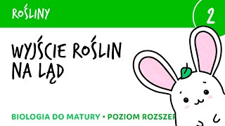 Rośliny 2  Wyjście roślin na ląd  wstęp do roślin lądowych  biologia do matury liceum rozszerzona [upl. by Rolyks386]