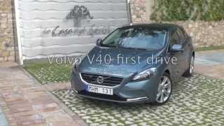 The New Volvo V40 T4 first drive [upl. by Arocat]