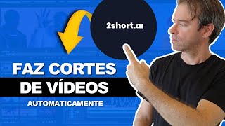 Como Fazer Cortes Para Tiktok YouTube Shorts e Reels Com a 2shortai [upl. by Neelyak364]