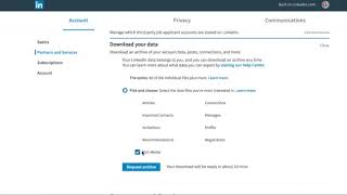 How To Backup Your LinkedIn Profile [upl. by Abehshtab222]
