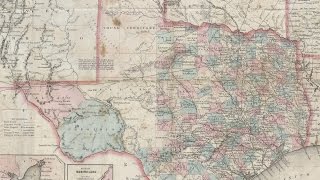 Texas History and Map 1870 [upl. by Eshman216]