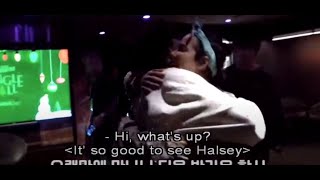 ENG SUB BTS MEMORIES OF 2019 DVD pt 1 BTS AND HALSEY FRIENDSHIP MOMENT [upl. by Analak]