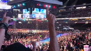 ROMAN REIGNS RETURNS WWE SummerSlam 2024 live crowd reaction [upl. by Kemeny]