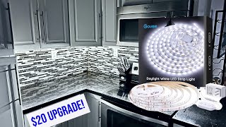 How to Upgrade Your Kitchen with LED Strip Lighting for 20 [upl. by Atsylac]