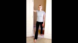 DOORWAY STRETCH  SINGLE ARM hep2go [upl. by Clarhe280]