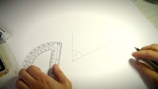 How to Use a Protractor to Draw Angles  How to Draw [upl. by Sirronal]