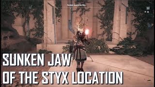 Sunken Jaw of The Styx Location  AC Odyssey Fields of Elysium [upl. by Tess]