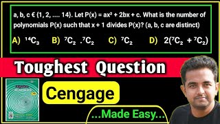 Cengage toughest question  jee2025 jeemainspyq cengagemathsbook [upl. by Nnire]