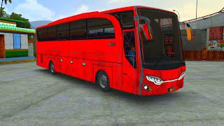 bus simulator indonesia red bus [upl. by Merriott366]