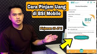 Apakah Bank BSI Bisa Pinjam Uang  Pinjaman Online BSI Mobile [upl. by Moureaux]