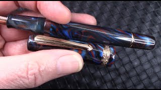 Narwhal Schuylkill Dragonet Sapphire Limited Edition Fountain Pen Review [upl. by Malinda]