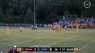 Roane Co vs Clay County Football [upl. by Judson]