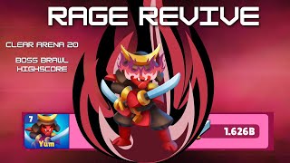 Heroes vs Hordes Rage Revive High Score Boss Brawl Clear Arena 20 [upl. by Redliw200]