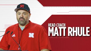 Nebraska Head Coach Matt Rhule Purdue Post Game Press Conference 92824 [upl. by Glenna]