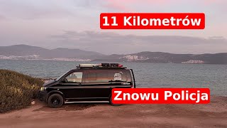 11 km i znów Policja VW T5 camper Turcja 7 [upl. by Llehsim]