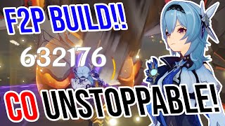 C0 Eula is UNSTOPPABLE 4★ Weapon Showcase Genshin Impact [upl. by Teodor]