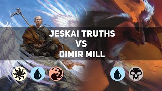 Jeskai Truths vs Dimir Mill  Diamond  MTGA Historic [upl. by Aehcim]