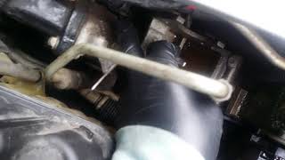 2003 Cadillac Deville DTS Power Steering pump replacement Part 3 [upl. by Animahs]