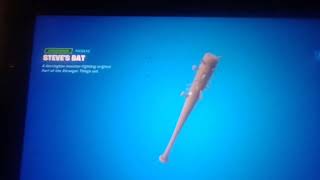 STEVES BAT PICKAXE IN FORTNITE [upl. by Frazer978]