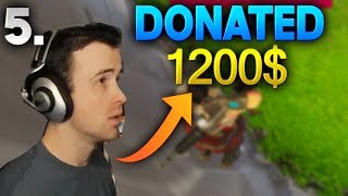 Fortnite Streamer Gets 1200 DONATION  Fortnite Battle Royale Ep5 Fortnite Funny Best Moments [upl. by Sirap]