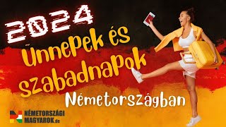 Munkaszüneti napok Németországban 2024 [upl. by Shirk820]