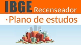 IBGE  Recenseador Plano de Estudos [upl. by Lionel]