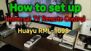 How to set up  Universal TV remote control  Huayu [upl. by Cung]