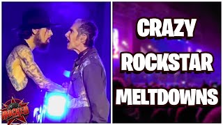 10 INSANE Onstage Rock Star Meltdowns [upl. by Brownson]