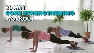 30Minute Core Strengthening Workout  The CafeMom Studios Workout [upl. by Chrysa]