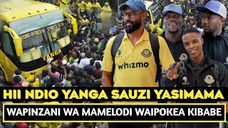 TAZAMA WAPINZANI WA MAMELODI WALIVYOIPOKEA YANGA SAUZISHANGWE BARABARA ZAFUNGWASKUDU AIMBWA [upl. by Harlene]