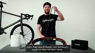 How To Mounting Clincher Tires on Your Lightweight Wheelset [upl. by Aerbua]